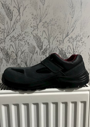 Gri Erkek Outdoor Ayakkabı Velcro Bantlı - Görsel 2