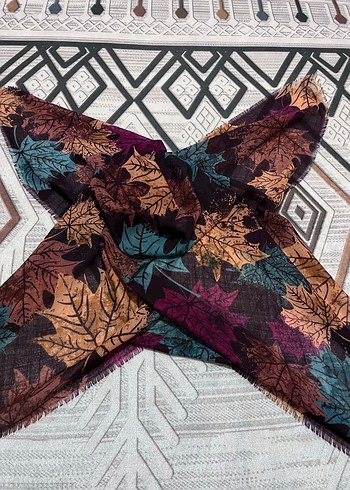 Bohem Çok Renkli Kadın Şal - Görsel 4