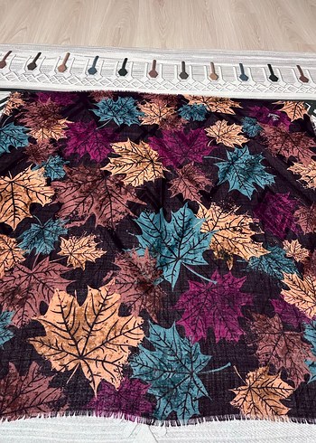 Bohem Çok Renkli Kadın Şal - Görsel 3