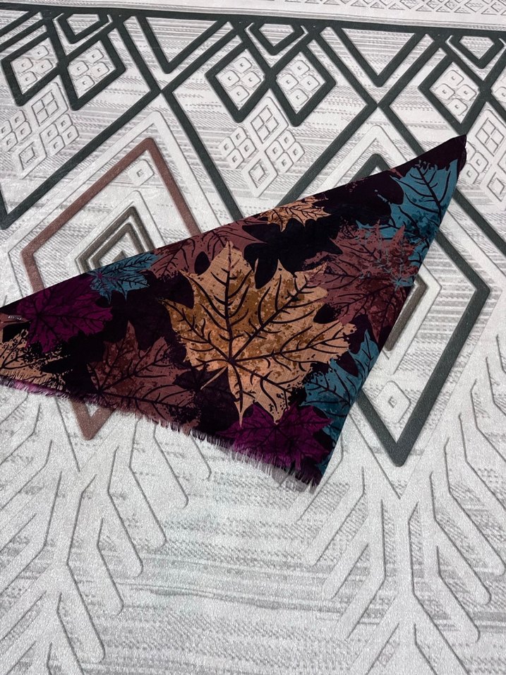 Bohem Çok Renkli Kadın Şal - Görsel 2