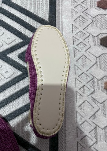 Mor Örgü 37 Numara Kadın Terlik - Görsel 4