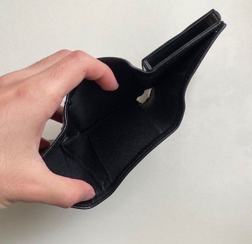 Siyah Erkek Minimalist Cüzdan - Görsel 4