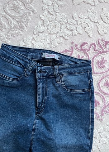 Kadın Lacivert Skinny Denim Pantolon - Görsel 2