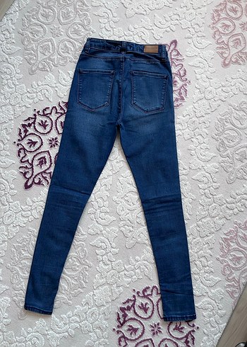 Kadın Lacivert Skinny Denim Pantolon - Görsel 4