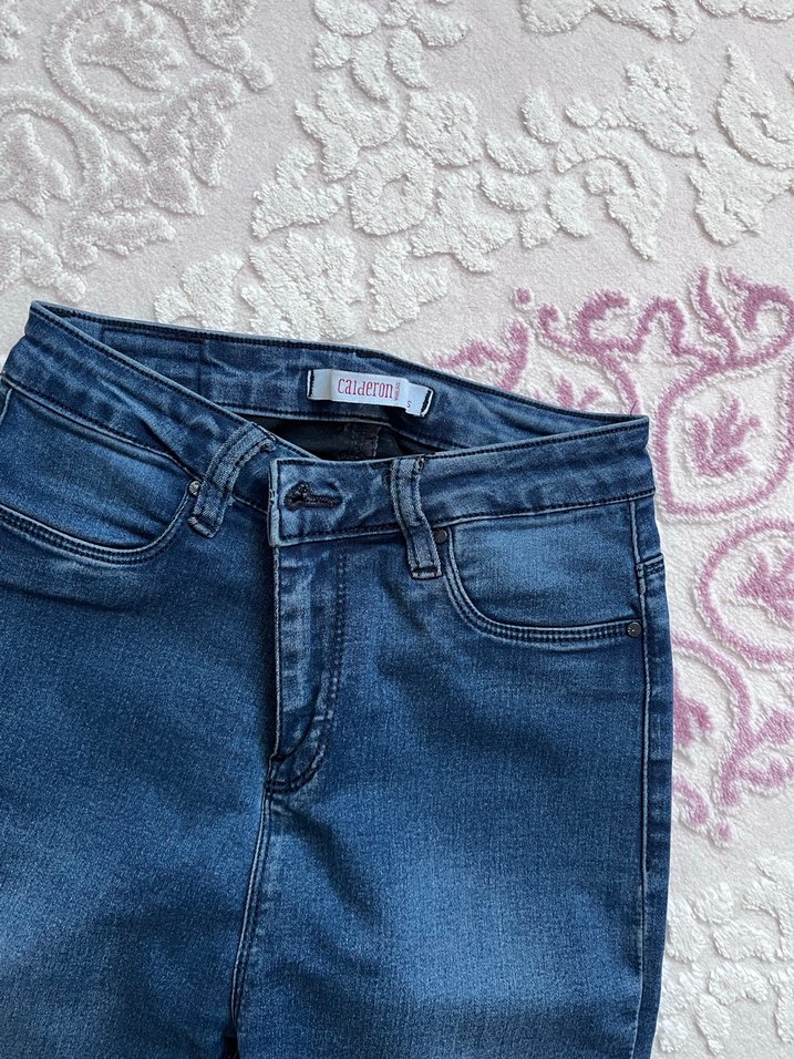 Kadın Lacivert Skinny Denim Pantolon - Görsel 2