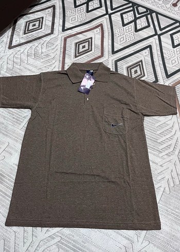 Nike Kahverengi Polo Erkek Tisort