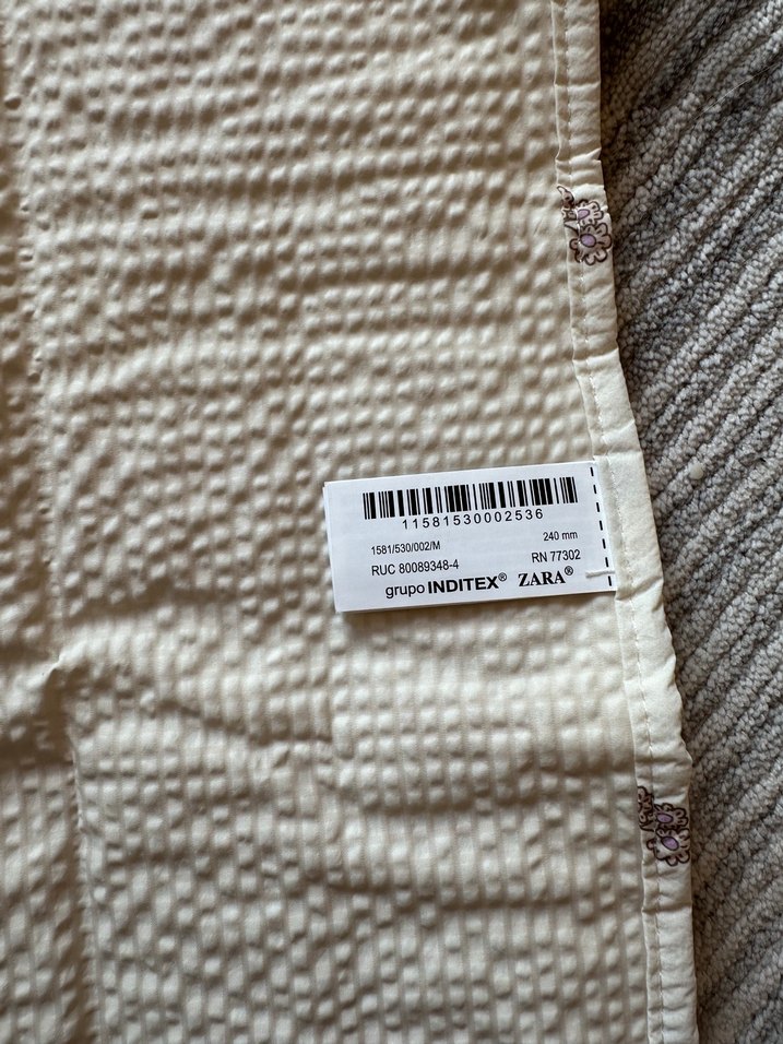 Nakışlı Bej Bebek alt açma örtüsü - Görsel 5