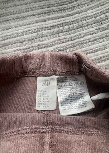 Kız Çocuk Süet Görünümlü Düğmeli Kahverengi Tayt - Görsel 2