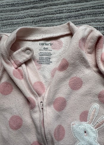 Kız Bebek Fermuarlı carters  Tulum - Görsel 2