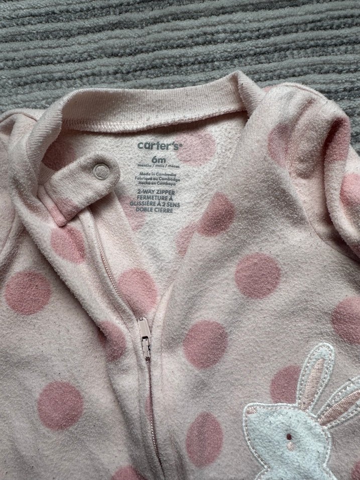 Kız Bebek Fermuarlı carters  Tulum - Görsel 2