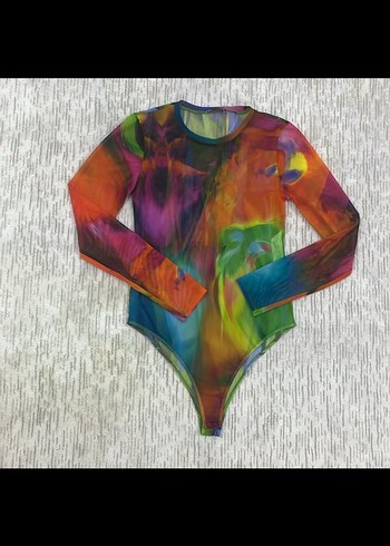 Kadın Çok Renkli Transparan Uzun Kollu Bluz - Görsel 2