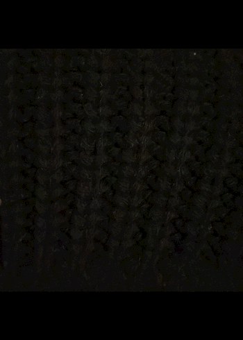 Siyah Kadın Boğazlı Uzun Kollu Triko Kazak - Görsel 3