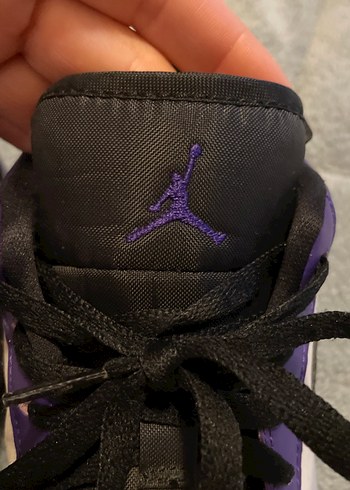 Mor Siyah Nike Jordan Unisex Orj adlır Ayakkabı - Görsel 2