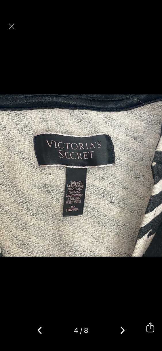 Victoria's Secret Siyah Zebra Desenli takım - Görsel 4