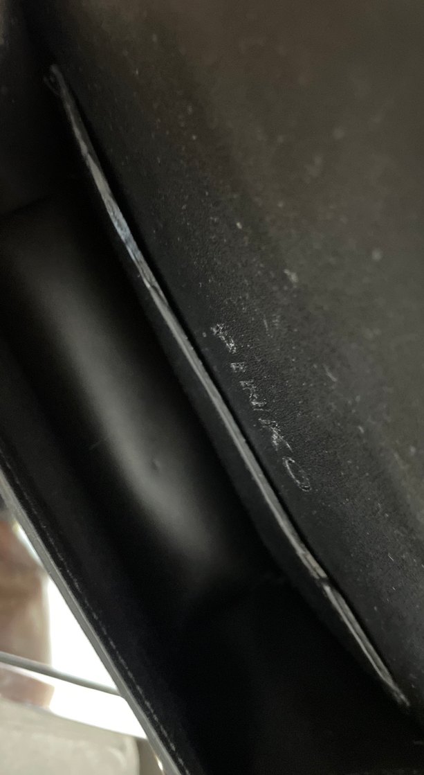 Zincir Detaylı Siyah Deri Pinko Çanta - Görsel 5