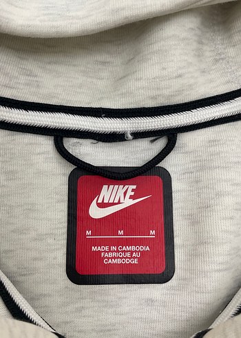 Gri Fermuarlı Nİke Sweatshirt - Görsel 2