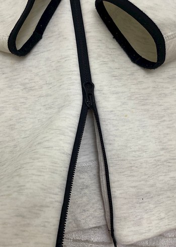 Gri Fermuarlı Nİke Sweatshirt - Görsel 7