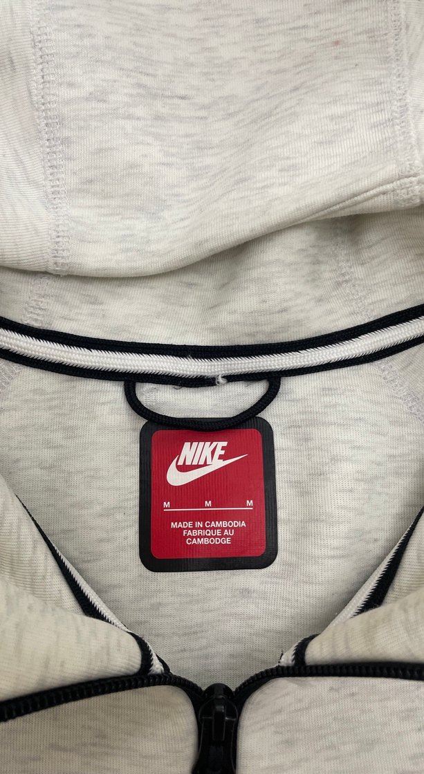 Gri Fermuarlı Nİke Sweatshirt - Görsel 3