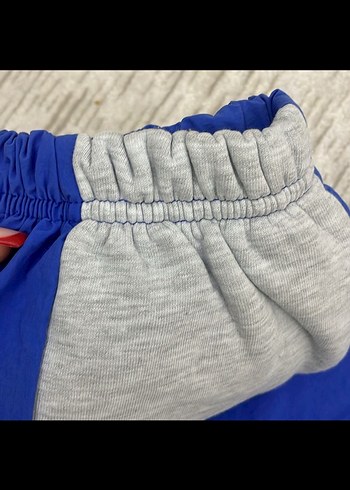 Kadın Gri ve Mavi Rahat Eşofman Altı - Görsel 3