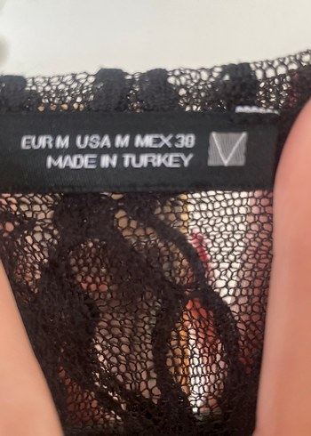 Uzun Kollu Siyah Dantel Goth Elbise - Görsel 4