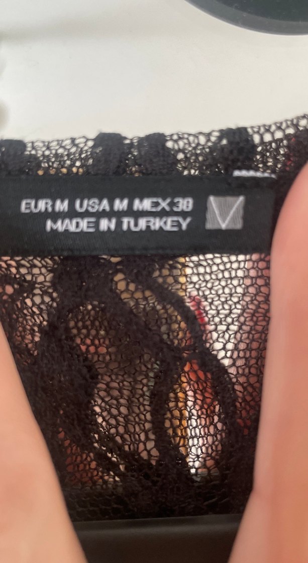 Uzun Kollu Siyah Dantel Goth Elbise - Görsel 4