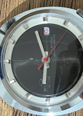 Mavi Deri Kayışlı Vintage Kurmalı Erkek Saat - Görsel 2