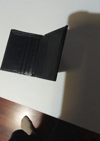 Siyah Minimalist Erkek Cüzdanı - Görsel 2