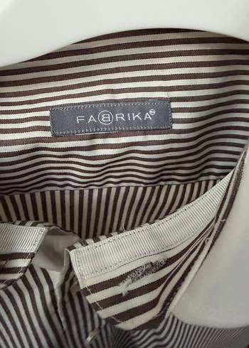 Gri Çizgili Erkek Regular Fit Gömlek - Görsel 6