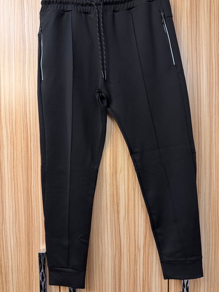 Siyah Fermuarlı Erkek  Eşofman - Görsel 2