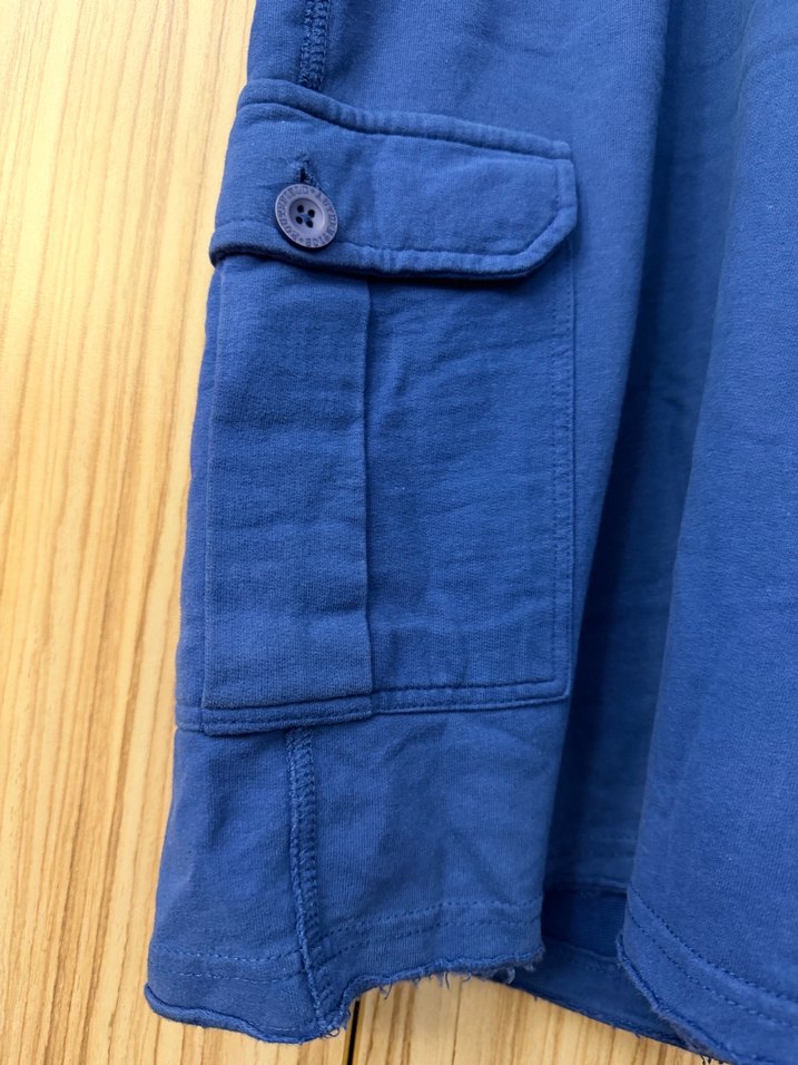 Mavi Rahat Kesim Erkek Şort - Görsel 4