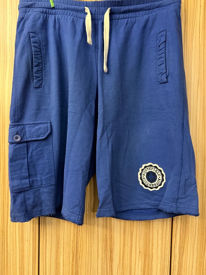 Mavi Rahat Kesim Erkek Şort - Görsel 2