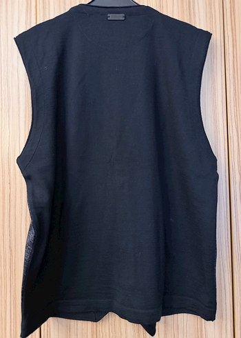 Düğmeli Gri Erkek Yelek - Görsel 5