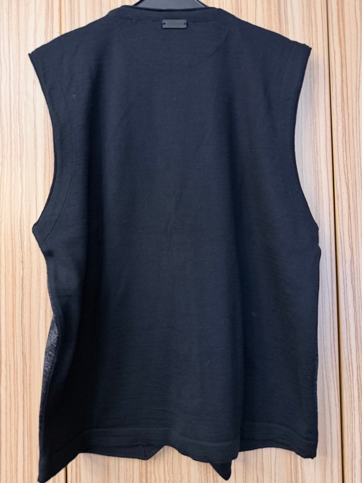 Düğmeli Gri Erkek Yelek - Görsel 5