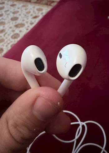 Beyaz Kablolu Kulaklık - Görsel 4