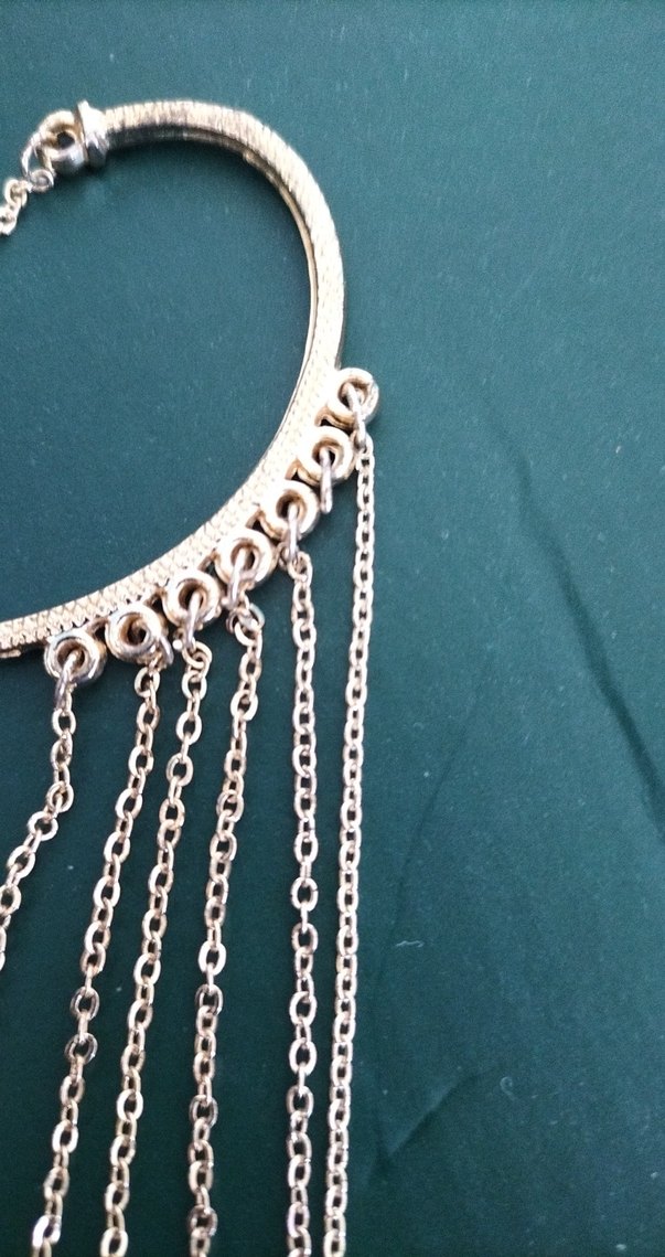 Mor Zincir Detaylı Bohem Kadın Küpesi - Görsel 5