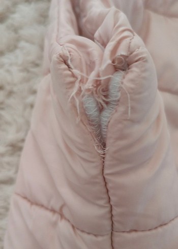 Kız Çocuk Pembe Kapüşonlu Yelek - Görsel 3