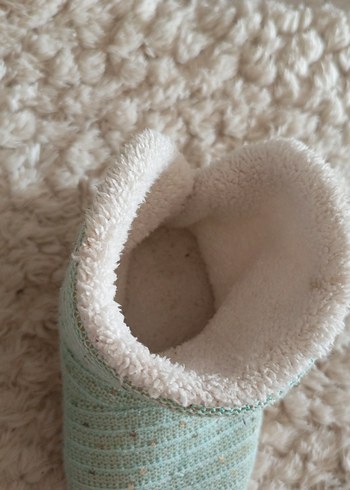 Nakışlı Bohem Kız Çocuk Ev Terliği - Görsel 3