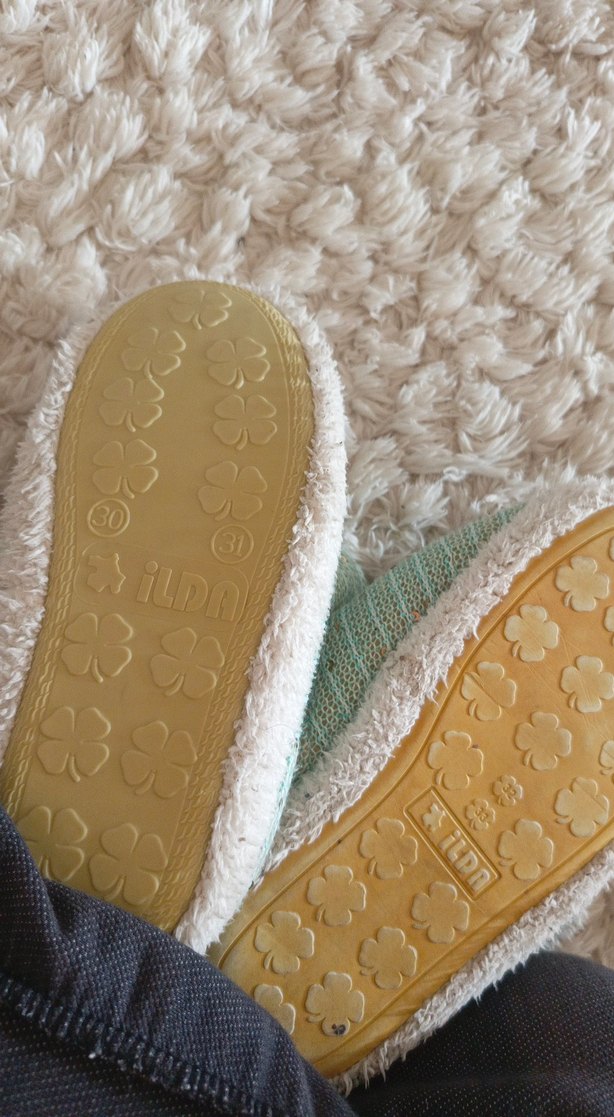 Nakışlı Bohem Kız Çocuk Ev Terliği - Görsel 4