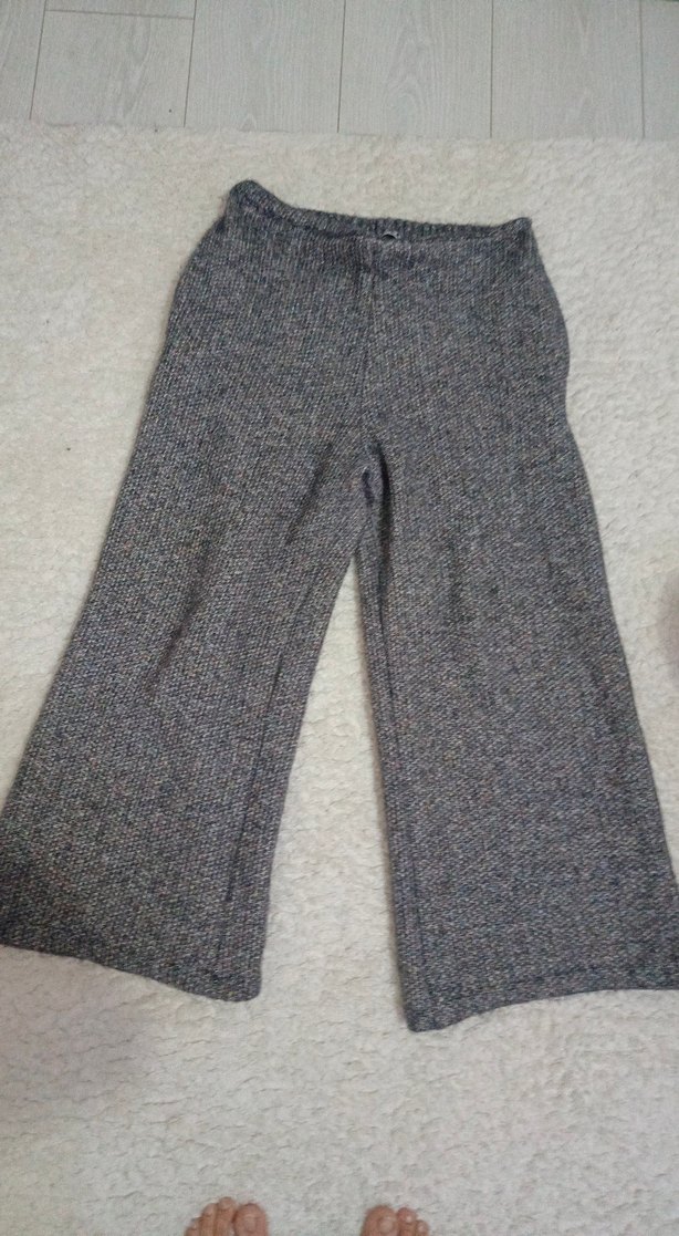 Düğmeli Gri Uzun Kadın Yün Süveter - Görsel 5