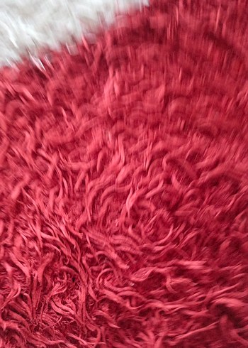 Kırmızı Çiçek Desenli Bohem Halı - Görsel 3