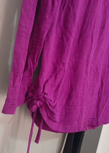 Mor Uzun Kollu Hamile Bluzu - Görsel 2