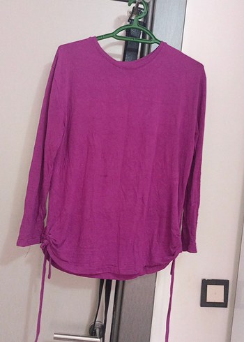 Mor Uzun Kollu Hamile Bluzu - Görsel 3