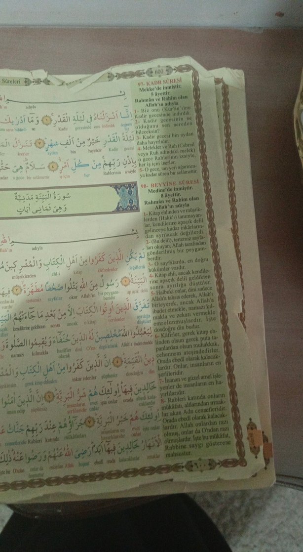 Arapça Dini Kitap kuranı kerim - Görsel 5