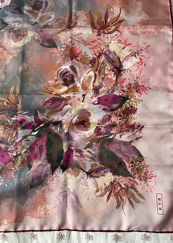 Kayra Kadın Twill İpek Eşarp - Görsel 5