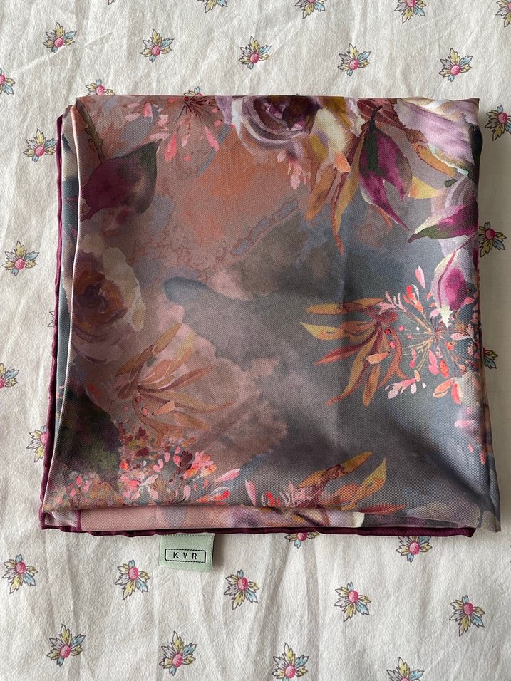 Kayra Kadın Twill İpek Eşarp - Görsel 2