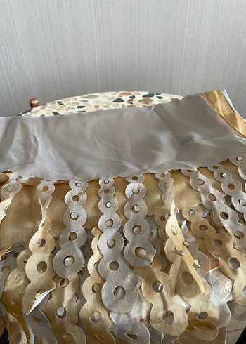 Silk Home Çift taraflı şal (Gold-Gümüş) - Görsel 2