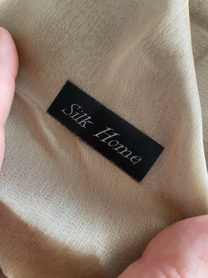 Silk Home Çift taraflı şal (Gold-Gümüş) - Görsel 3