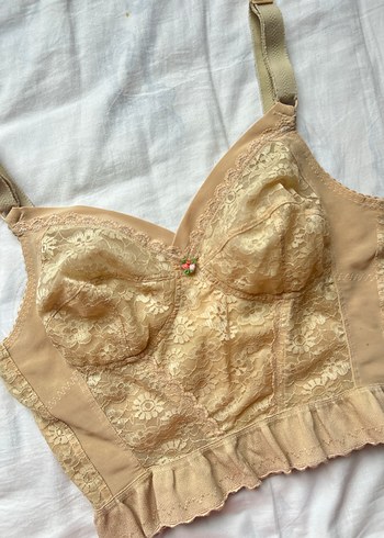 Dantel Detaylı 2000s y2k Kadın Büstiyer - Görsel 2