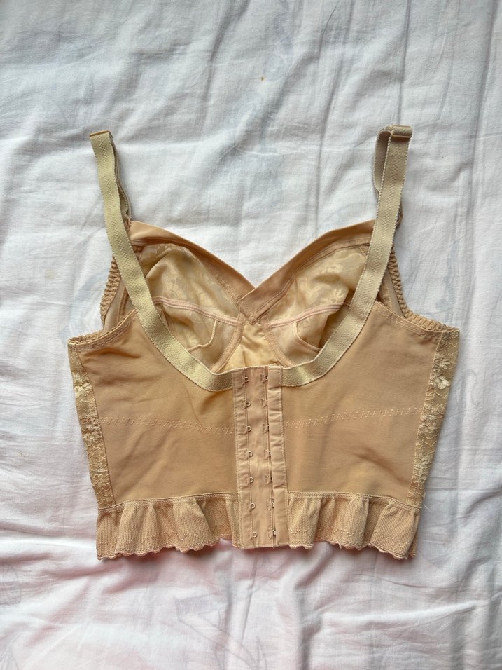 Dantel Detaylı 2000s y2k Kadın Büstiyer - Görsel 3