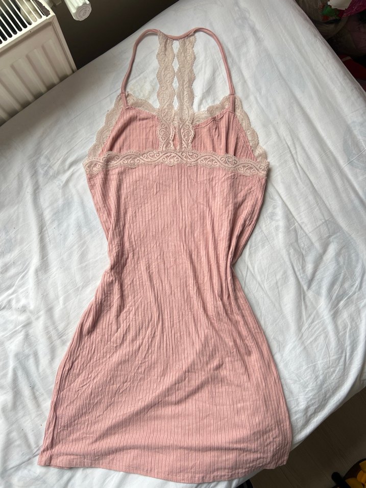 Penti Pembe y2k Lolita Elbise - Görsel 5